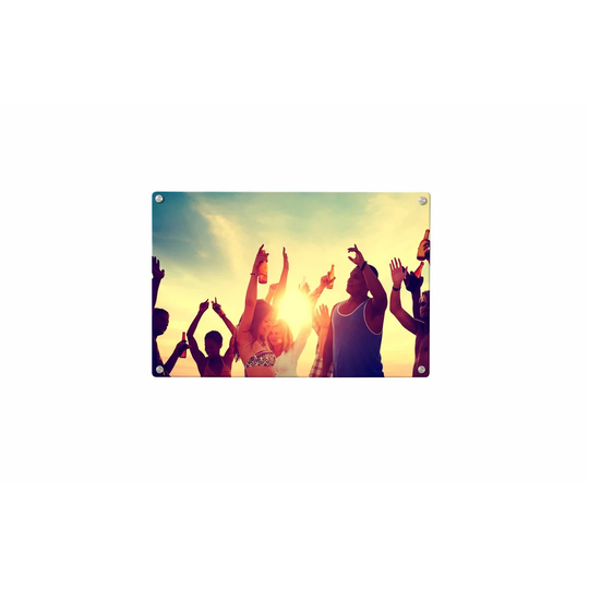 Good Mood Party Magnetic Wall Mounted Photo Memo Board