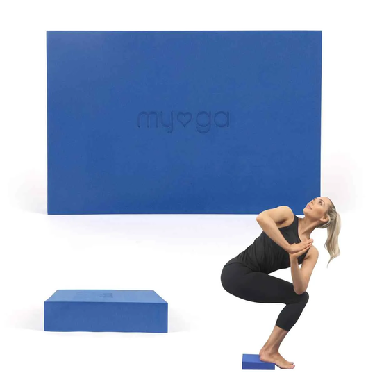 Extra Large Foam Yoga Block - Royal Blue