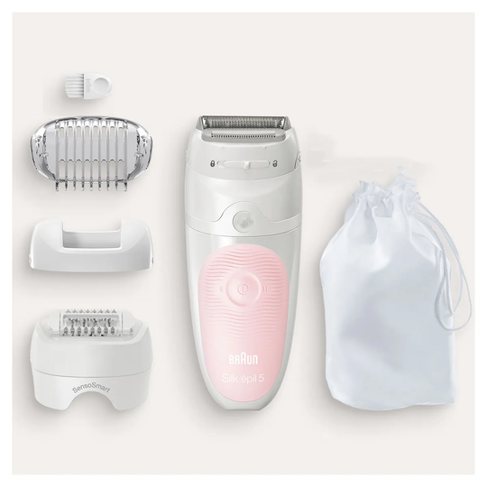 Braun BRASES5620 Silk-epil 5 5-620 Epilator for Women - White and Pink