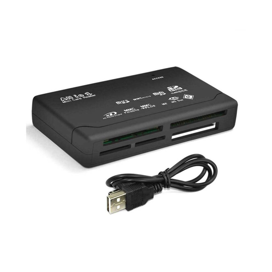 All In One 1 Memory Card Reader USB External SD SDHC Mini Micro M2 MMC XD CF