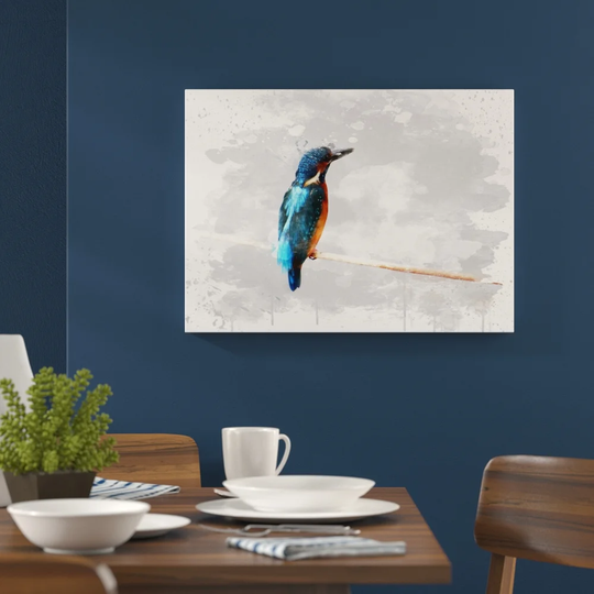 'Kingfisher' Graphic Art Print Poster
