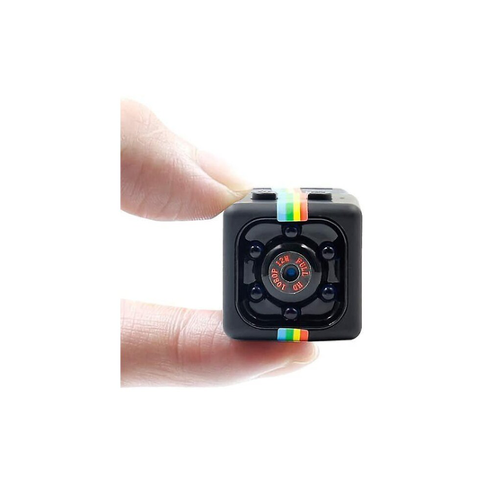 SQ11 Mini Camera 1080p Full HD with Night Vision and Motion Activation for Indoor and Outdoor Hidden Security Cameras (Black)
