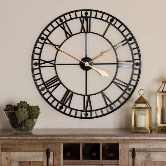 Oversized Duddy 79.38cm Wall Clock
