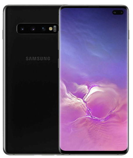 SIM Free Refurbished Samsung S10 Plus 128GB Phone - Black