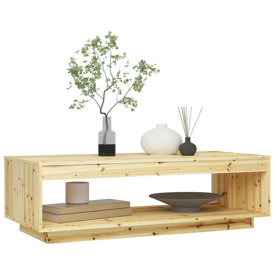 Britton Solid Wood Frame Coffee Table with Storage