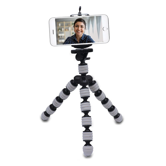 Black/Grey Multi Screen Mount for Phone Holds up to 0.07 kg.