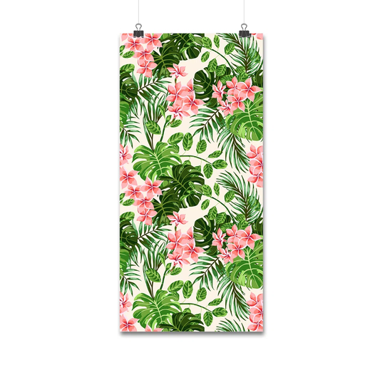 Arneita Bright Hawaii Leaves Floral Wallpaper