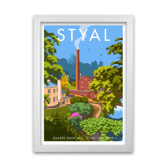 Styal by Stephen Millership - Graphict Art Print on Paper