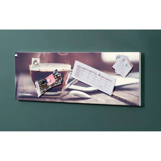 Notiz Motive Coffee Magnetic Wall Mounted Cork Board