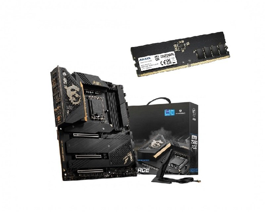 MSI MEG Z690 ACE eATX Motherboard + Adata 16GB DDR5 Memory Bundle