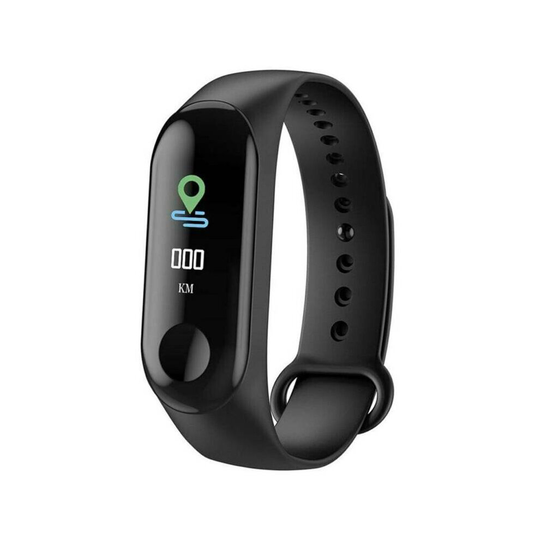 (Black) Bluetooth Smart Watch Bracelets Bands Heart Rate Blood Pressure Fitness Tracker