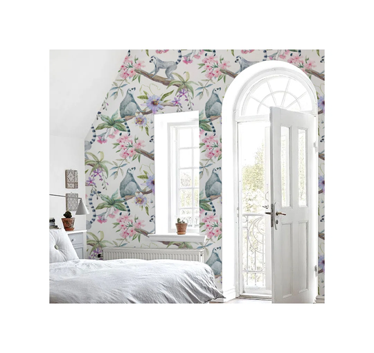 Aimee-Lee Animals Floral Wallpaper