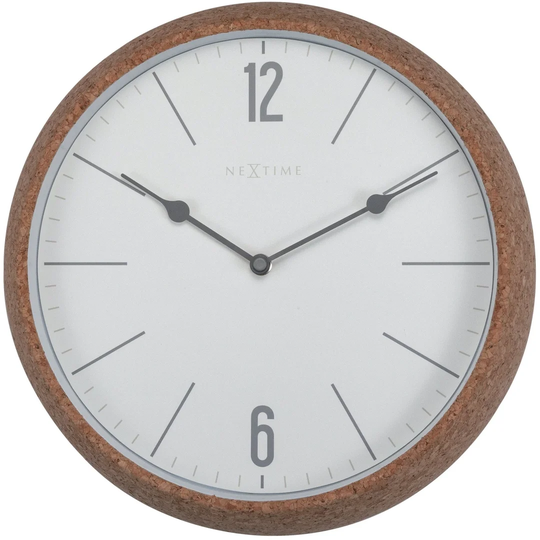 Cork 30cm Silent Wall Clock