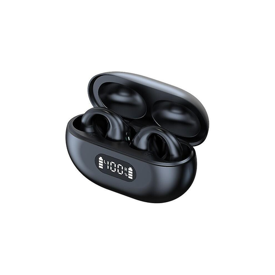 Bone Conduction Earbuds Bluetooth Ear Clip Noise Canceling Hifi Headset