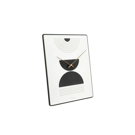 The Hourglass design wall clock.