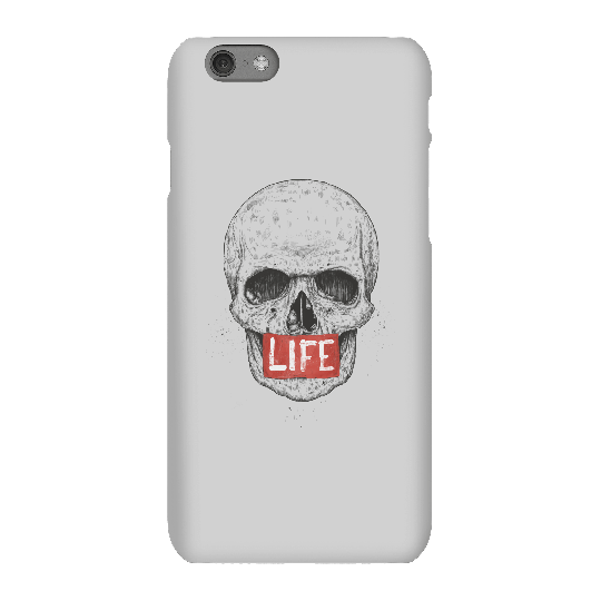 Balazs Solti Life Skull Phone Case for iPhone and Android - iPhone 6S - Snap Case - Gloss