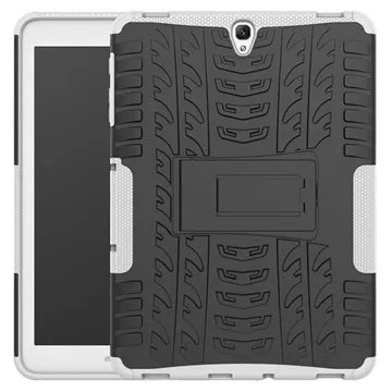 Samsung Galaxy Tab S3 9.7 Anti-slip Hybrid Case - White / Black