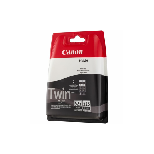 Canon 4529B010 (525 PGBK) Ink cartridge black, 323 pages, 19ml, Pack qty 2