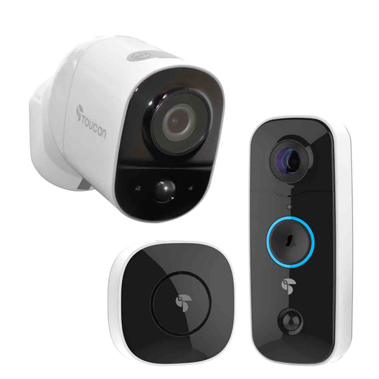 Toucan Wireless Video Doorbell 2021 Edition With Chime & Wireless Security Camera Bundle