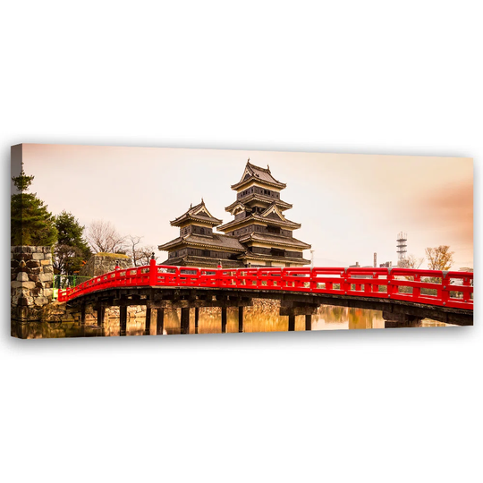 Canvas Print, Cities And Orange Architecture 16964