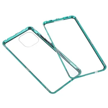 Xiaomi Mi 11 Magnetic Case with Tempered Glass - Green