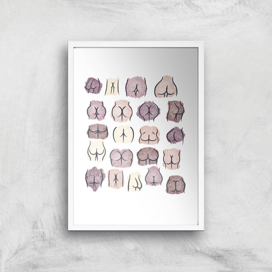 Keister Splodges Giclee Art Print - A4 - White Frame