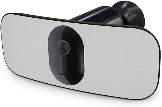 Arlo Pro 3 Black Wire-Free Floodlight Camera with Siren - Works with Alexa and Google Assistant