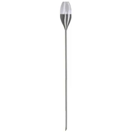 Luxform Solar LED Garden Post Light Silver