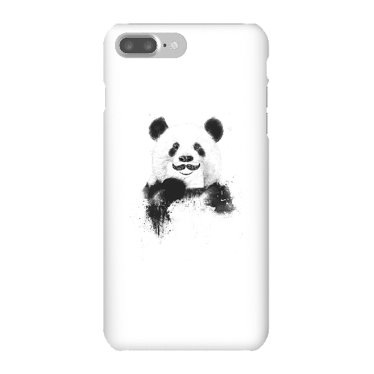 Balazs Solti Moustache And Panda Phone Case for iPhone and Android - iPhone 7 Plus - Snap Case - Gloss