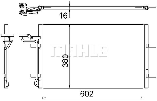 Condenser Air Conditioning 8FC351319-301 by BEHR