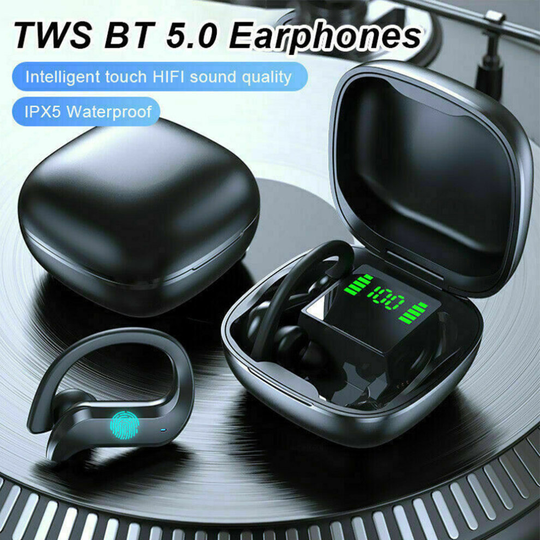 Wireless Bluetooth 5.0 Earphones TWS Headphones Sports Gym Earbuds