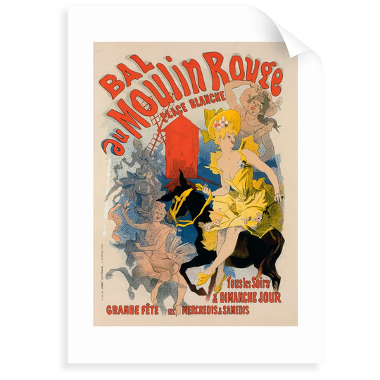 'Poster for Bal du Cabaret. Paris Ball' Graphic Art
