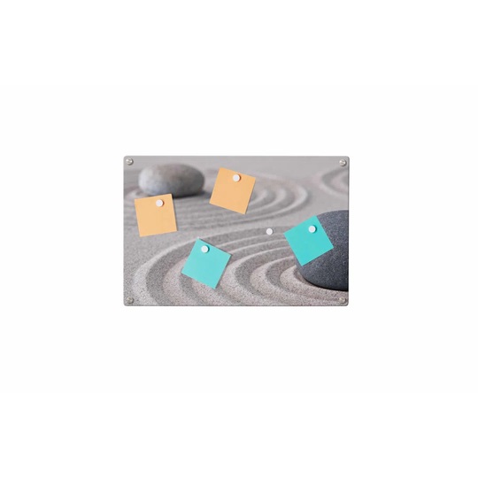Sand Stones Magnetic Wall Mounted Photo Memo Board