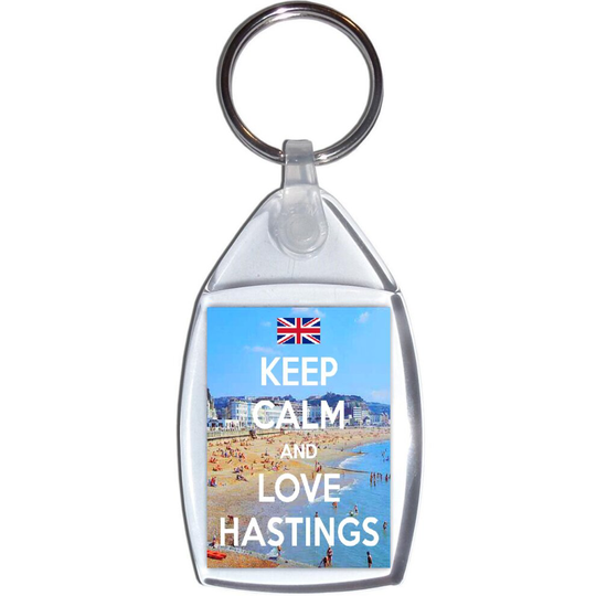 Keep Calm and Love Hastings - Keyring