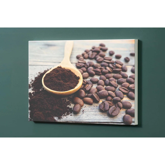 Coffee Beans Magnetic Wall Mounted Photo Memo Board