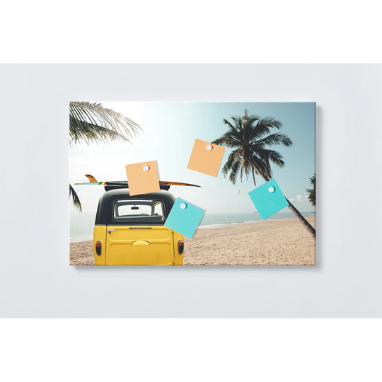 Bulli Magnetic Wall Mounted Cork Board