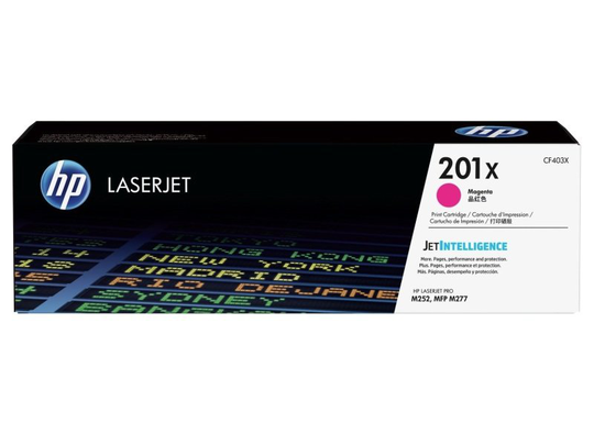 HP 201X Magenta Original Laserjet Toner Cartridge with JetIntelligence - CF403X