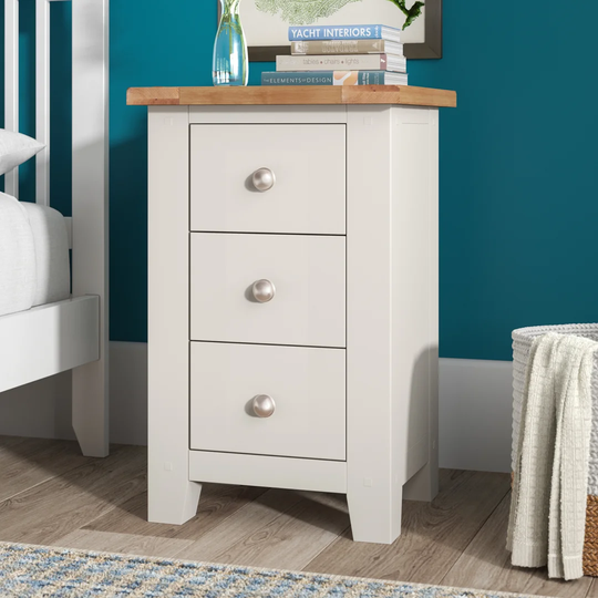 East Milton 3 Drawer Bedside Table