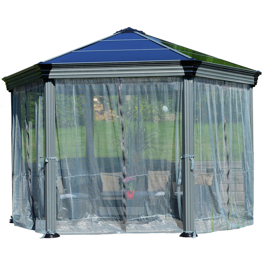 Palram - Canopia Canopia by Palram Gazebo Hexagonal Netting Set - Grey