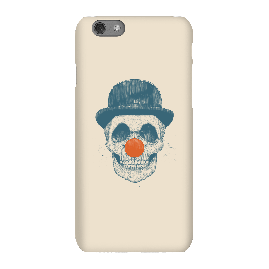Balazs Solti Red Nosed Skull Phone Case for iPhone and Android - iPhone 6S - Snap Case - Matte