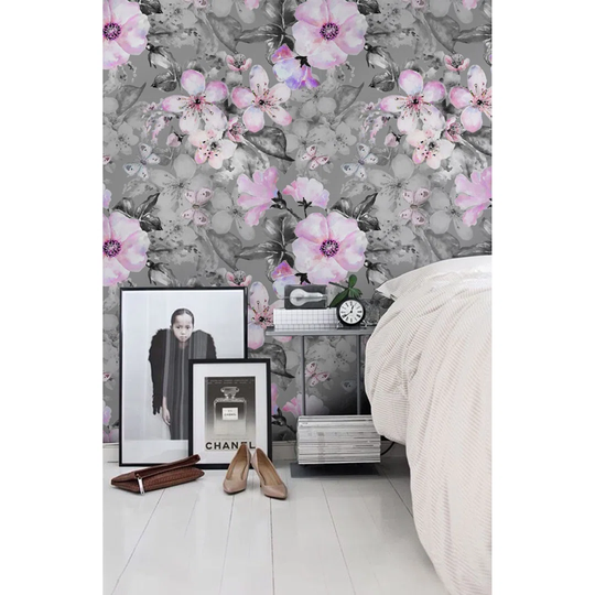 Keynsham Blooming Roses Floral Flowers Wallpaper