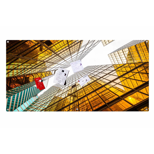 Architecture Magnetic Wall Mounted Photo Memo Board