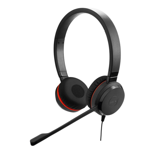 Jabra Evolve 30 II 3.5mm Noise-Cancelling Microsoft Teams Certified Stereo Headset