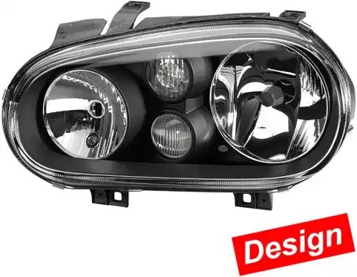 Headlight 1EL007700-151 by Hella Left