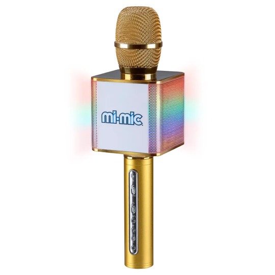 Mi-Mic Karaoke Wireless Microphone & Bluetooth Speaker - Gold