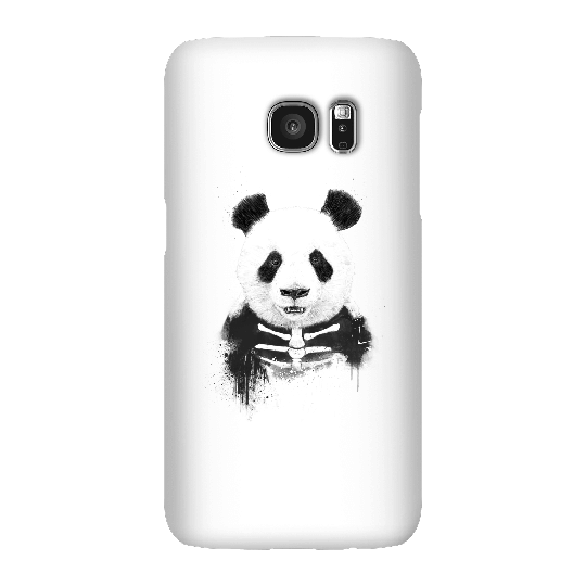 Balazs Solti Skull Panda Phone Case for iPhone and Android - Samsung S7 - Snap Case - Matte