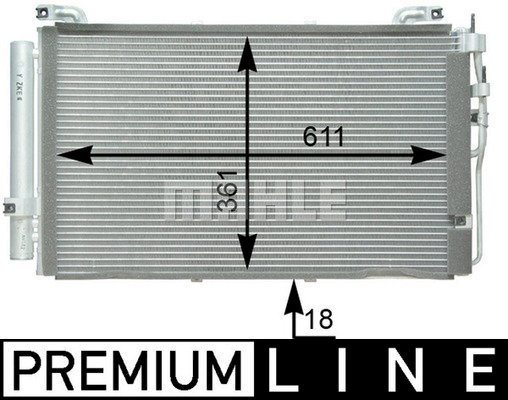 Condenser Air Conditioning 8FC351302-261 by BEHR