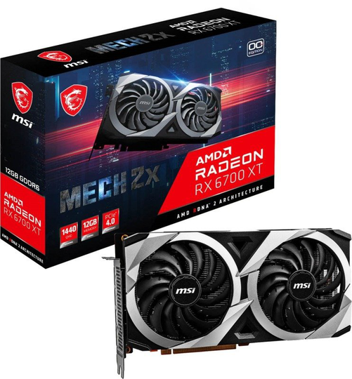 MSI Radeon RX 6700 XT MECH 2X 12GB OC Graphics Card