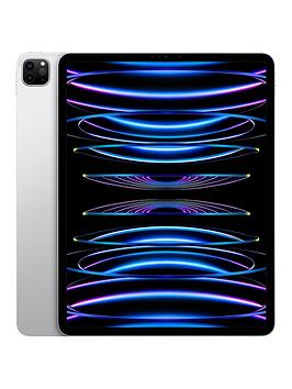 Apple Ipad Pro (6Th Gen, 2022), 128Gb, Wi-Fi, 12.9-Inch - Silver - Apple Ipad With Apple Pencil