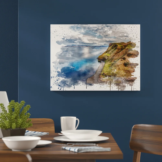 'Scotland Mountain Landscape' Graphic Art Print Poster